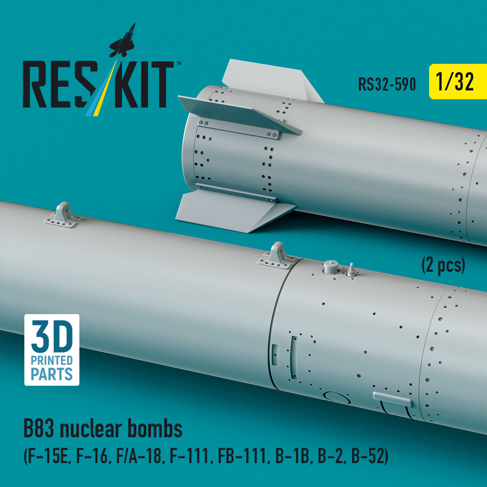 ResKit RS32-0590 1:32 B83 nuclear bombs