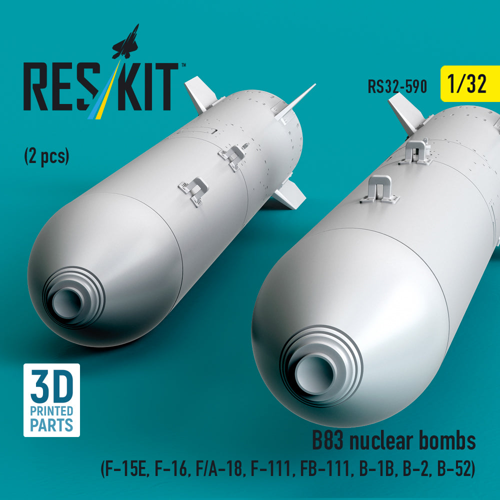 ResKit RS32-0590 1:32 B83 nuclear bombs