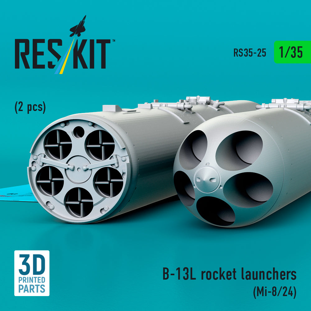 ResKit RS35-0025 1:35 B-13L rocket launchers