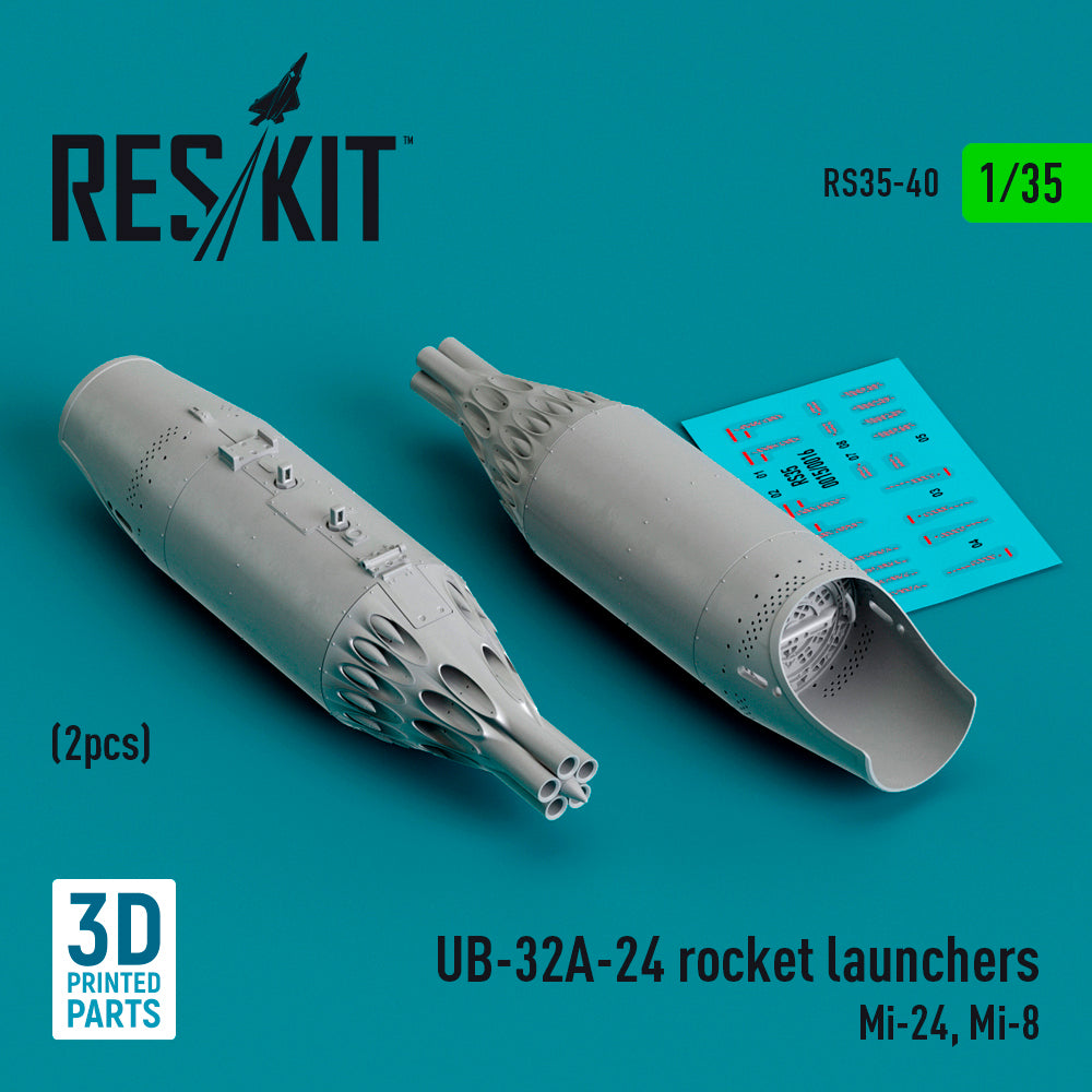 ResKit RS35-0040 1:35 UB-32A-24 rocket launchers