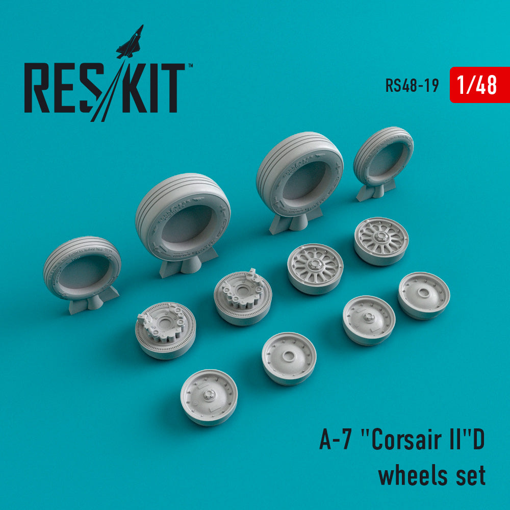 ResKit RS48-0019 1:48 LTV A-7D Corsair II wheels set