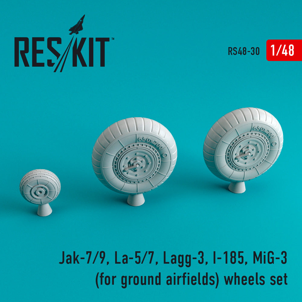 ResKit RS48-0030 1:48 Yak-7/9 La-5/7 LaGG-3 MiG-3 Wheels