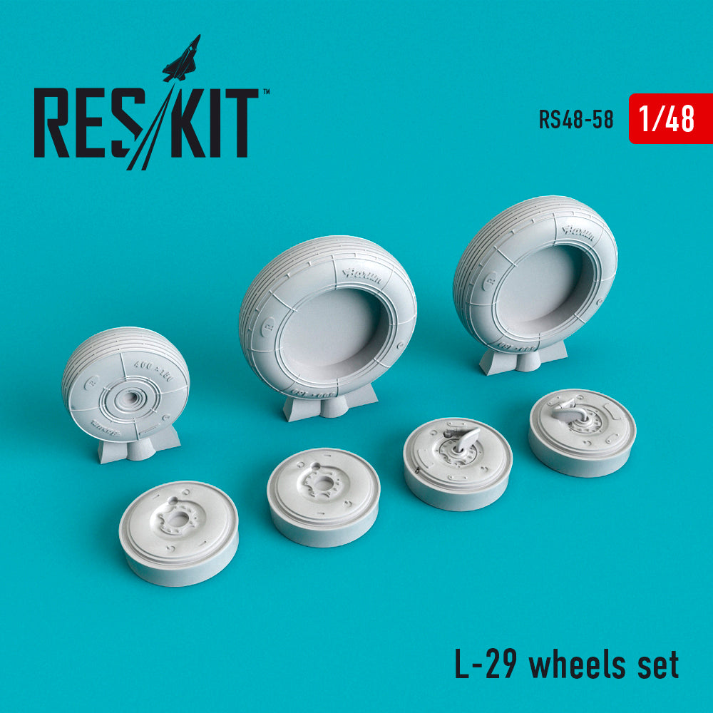 ResKit RS48-0058 1:48 Aero L-29 'Delfin' wheel set