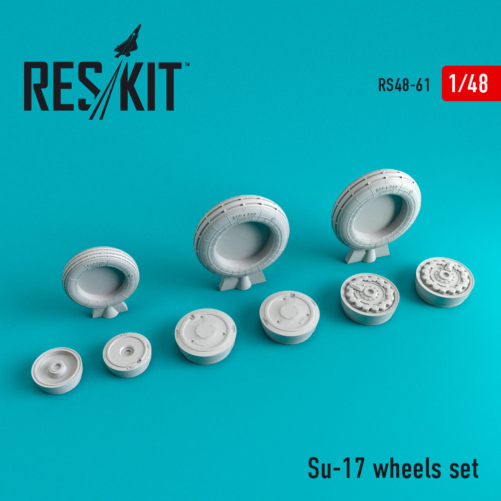 ResKit RS48-0061 1:48 Sukhoi Su-17M4 Fitter-K wheels set