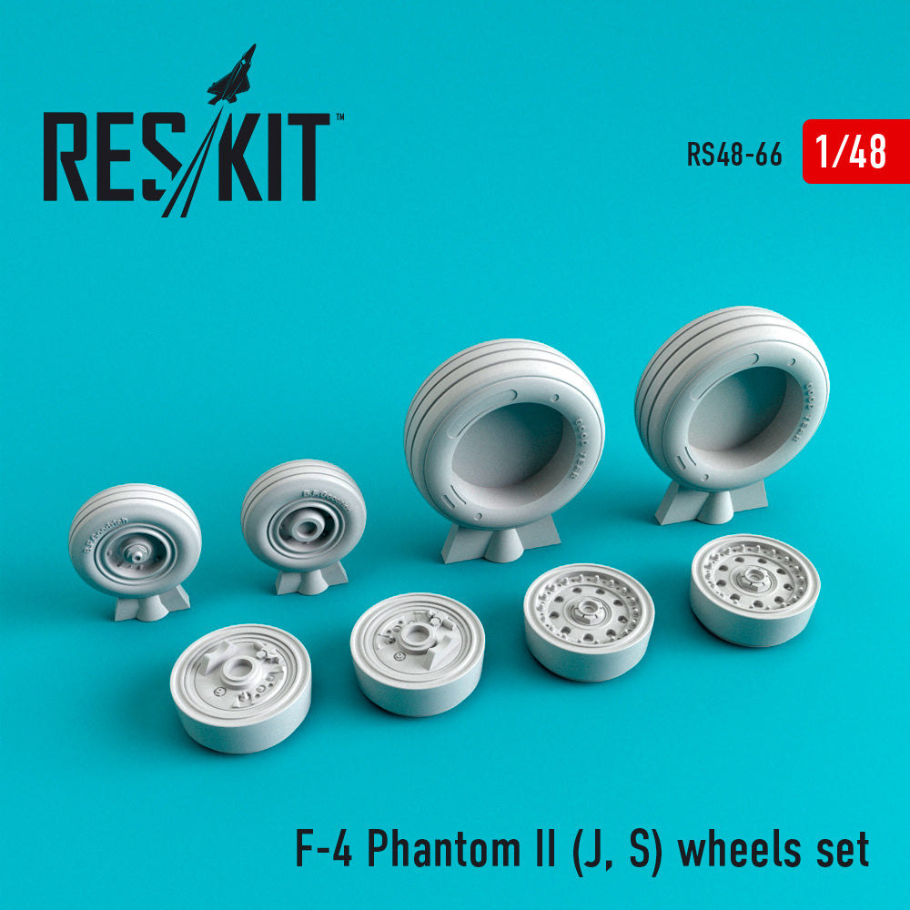 ResKit RS48-0066 1:48 McDonnell F-4J/F-4S Phantom II wheels set