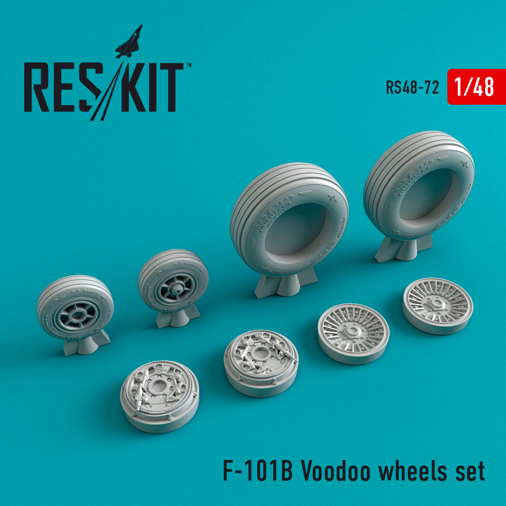 ResKit RS48-0072 1:48 McDonnell F-101B Voodoo wheels set