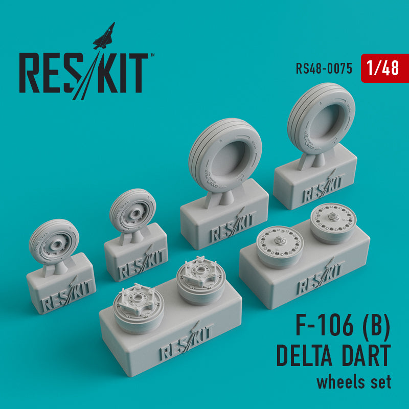 ResKit RS48-0075 1:48 Convair F-106B Delta Dart wheels set