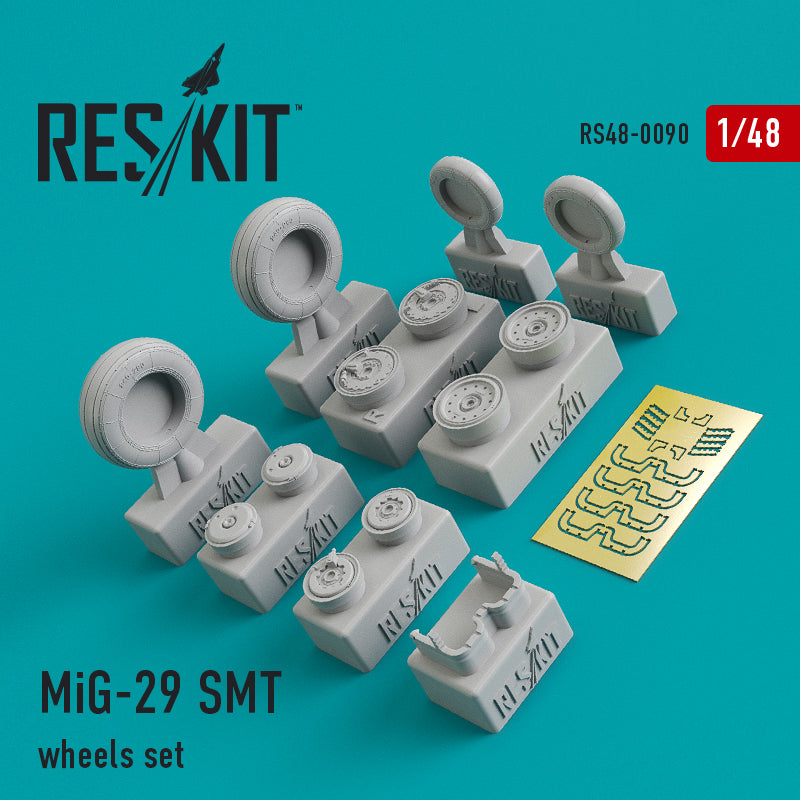 ResKit RS48-0090 1:48 Mikoyan MiG-29 SMT wheels set