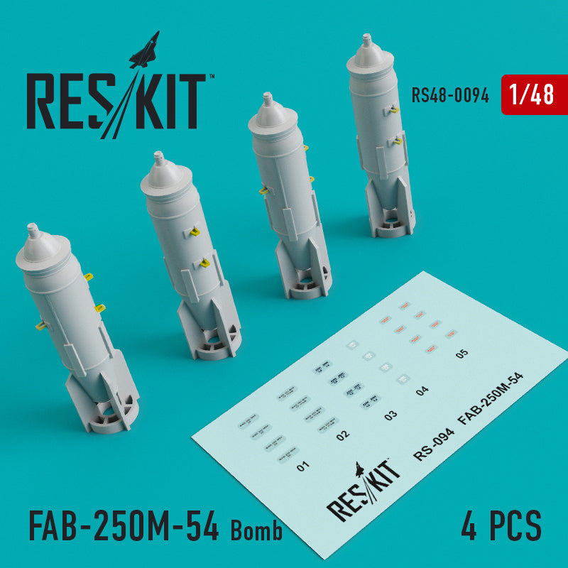ResKit RS48-0094 1:48 FAB-250M-54 Bomb