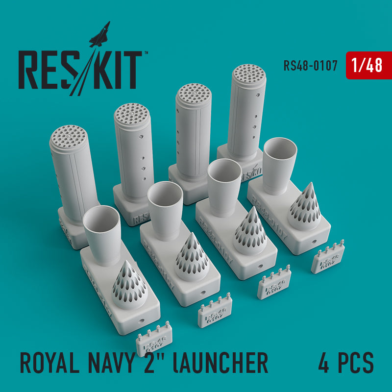 ResKit RS48-0107 1:48 ROYAL NAVY 2 LAUNCHER