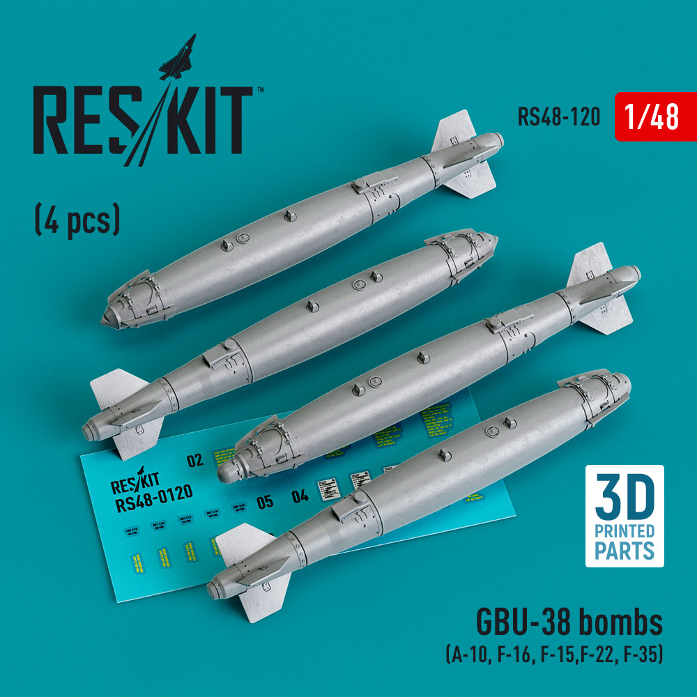 ResKit RS48-0120 1:48 GBU-38 bombs