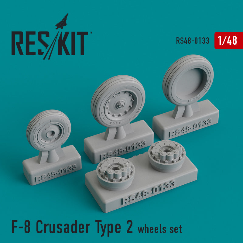 ResKit RS48-0133 1:48 Vought F-8E/F-8H/F-8J Crusader Type 2 wheels set