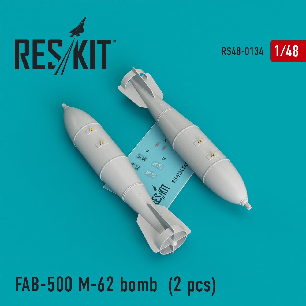 ResKit RS48-0134 1:48 FAB-500 M-62 bomb
