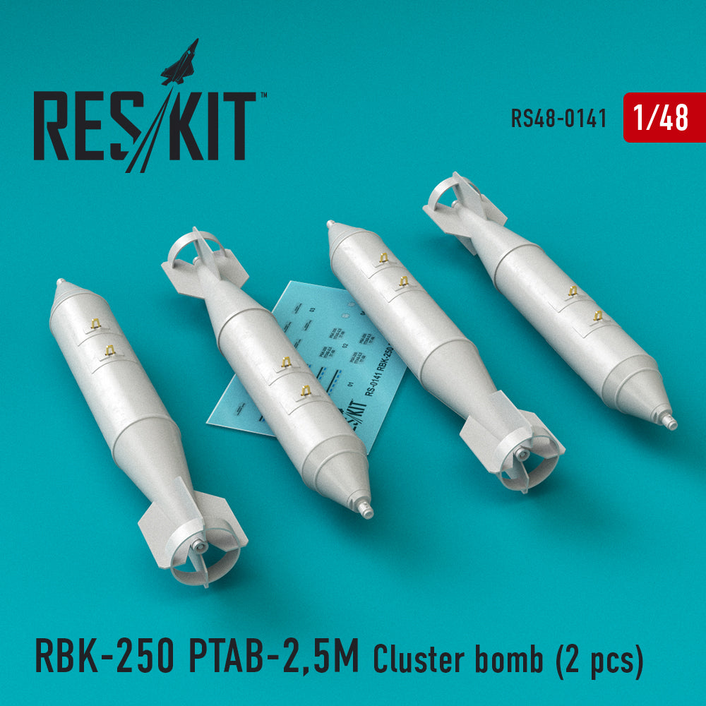 ResKit RS48-0141 1:48 RBK-250 PTAB-2,5M Cluster bomb
