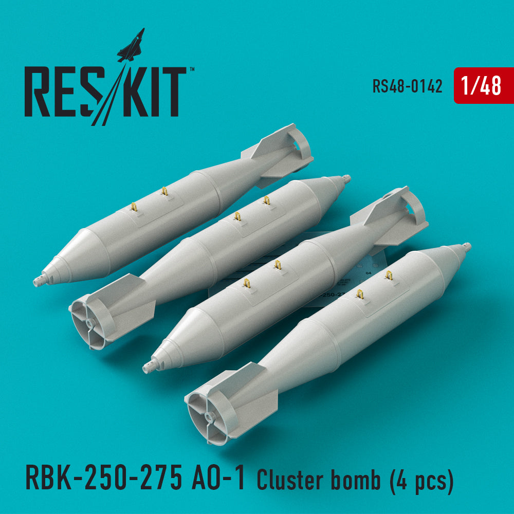 ResKit RS48-0142 1:48 RBK-250-275 AO-1 Cluster bomb