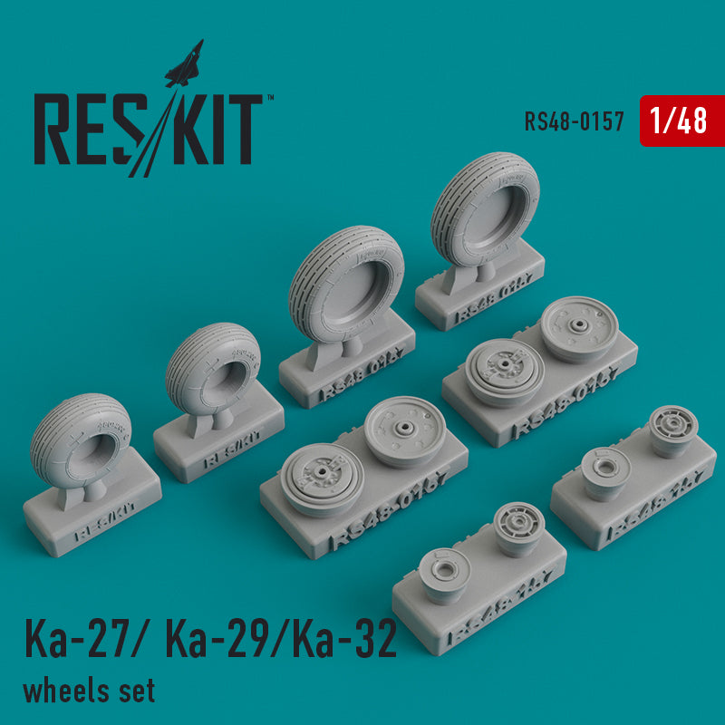 ResKit RS48-0157 1:48 Kamov Ka-27/Ka- 29/Ka-32 wheels set