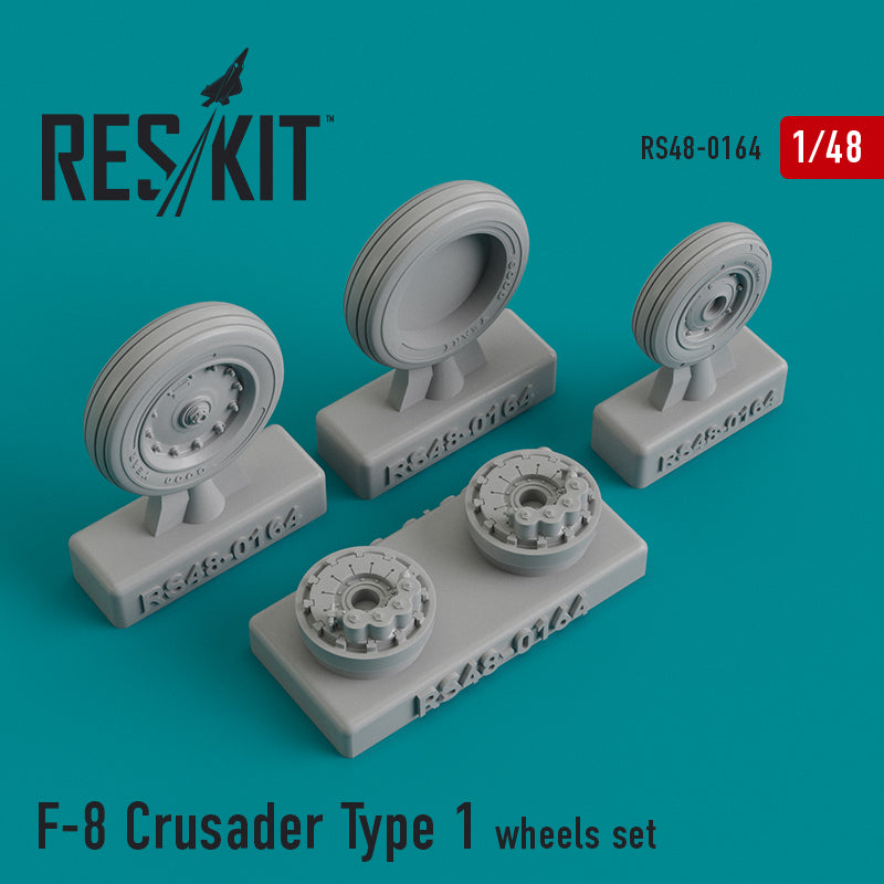 ResKit RS48-0164 1:48 Vought F-8E/F-8H/F-8J Crusader Type 1 wheels set
