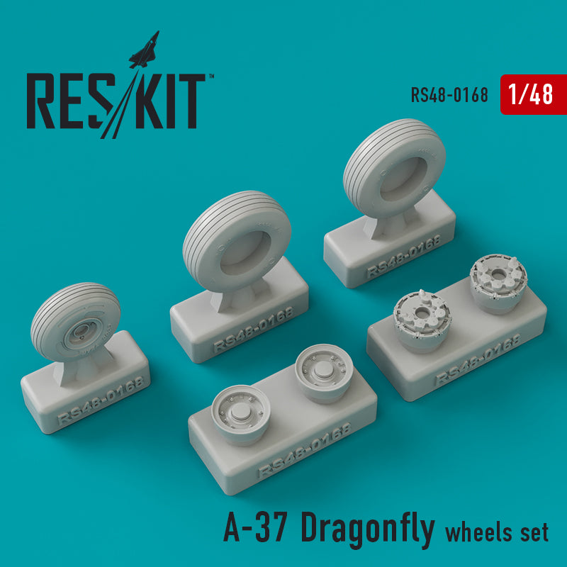 ResKit RS48-0168 1:48 Cessna A-37A/A-37B Dragonfly wheels set
