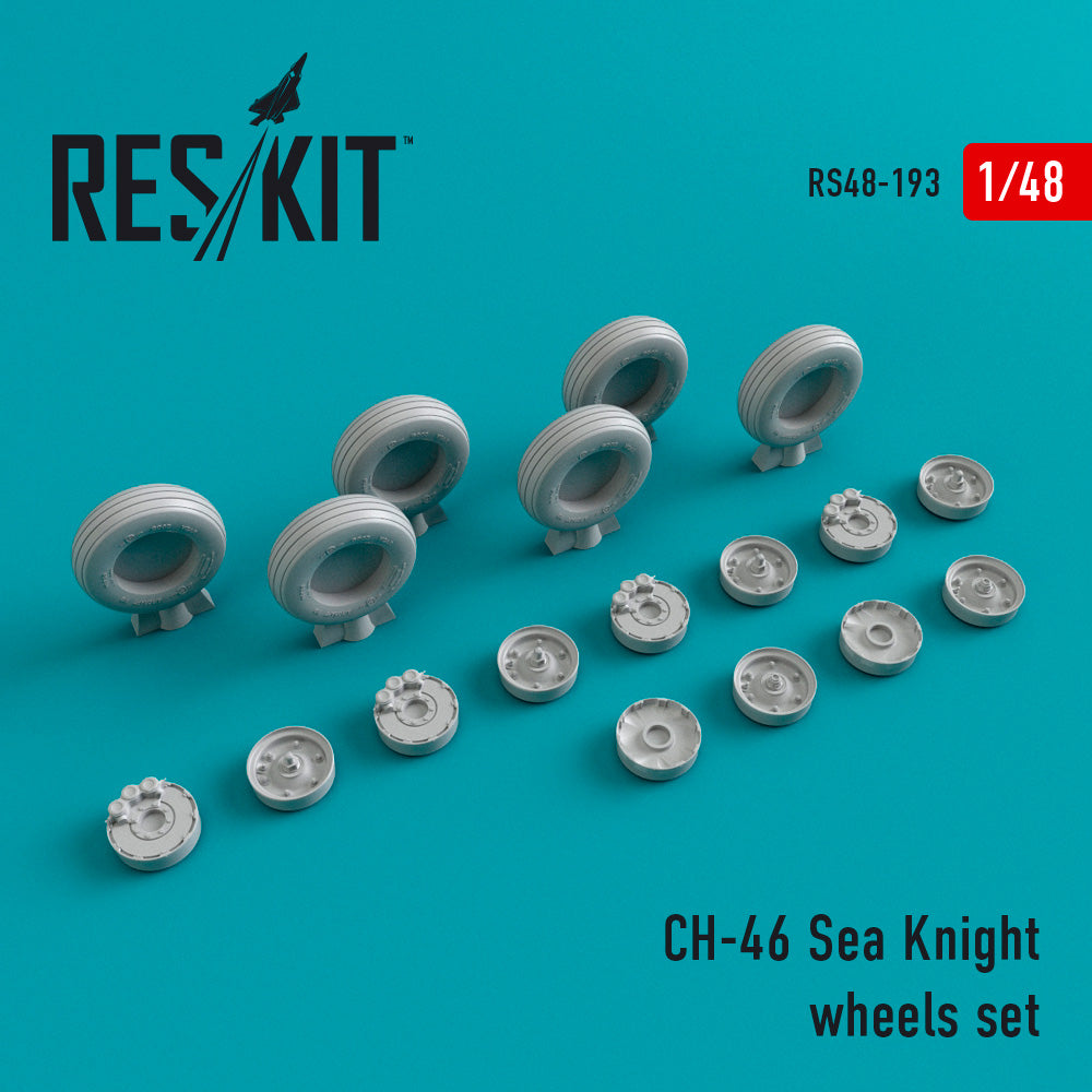ResKit RS48-0193 1:48 Boeing CH-46 Sea Knight wheels set
