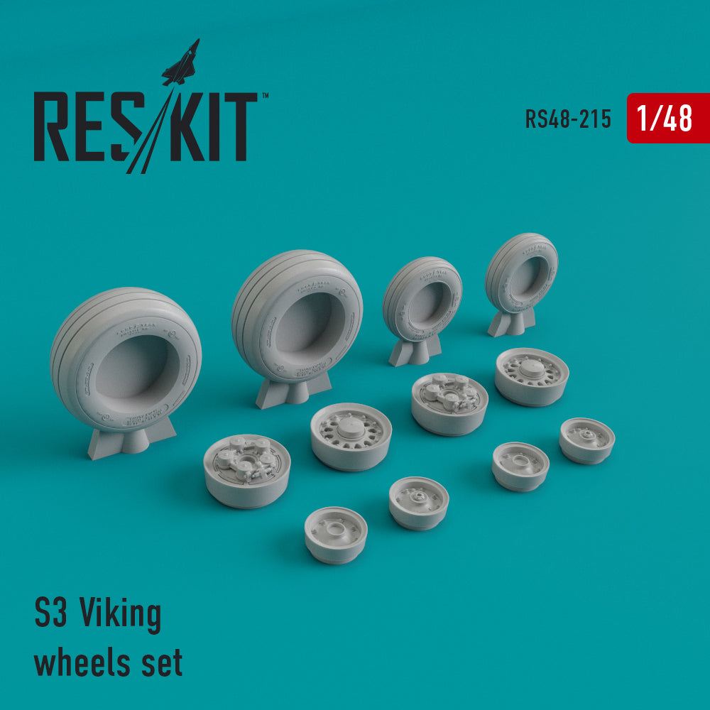 ResKit RS48-0215 1:48 Lockheed S-3B Viking wheels