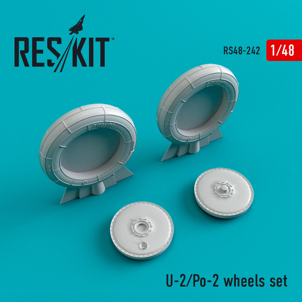 ResKit RS48-0242 1:48 Polikarpov U-2/Po-2 wheels set