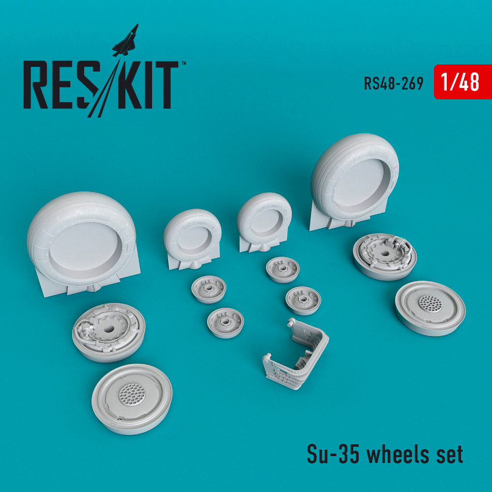 ResKit RS48-0269 1:48 Sukhoi Su-35 wheels set