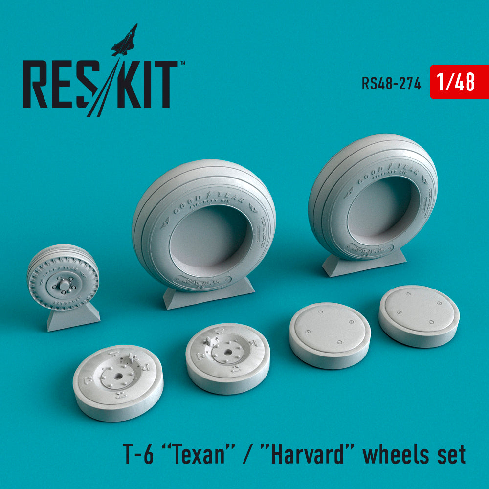 ResKit RS48-0274 1:48 North-American T-6 Texan wheels set