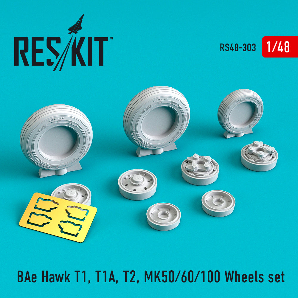 ResKit RS48-0303 1:48 BAe Hawk T1/T1A/T2 Wheels Set