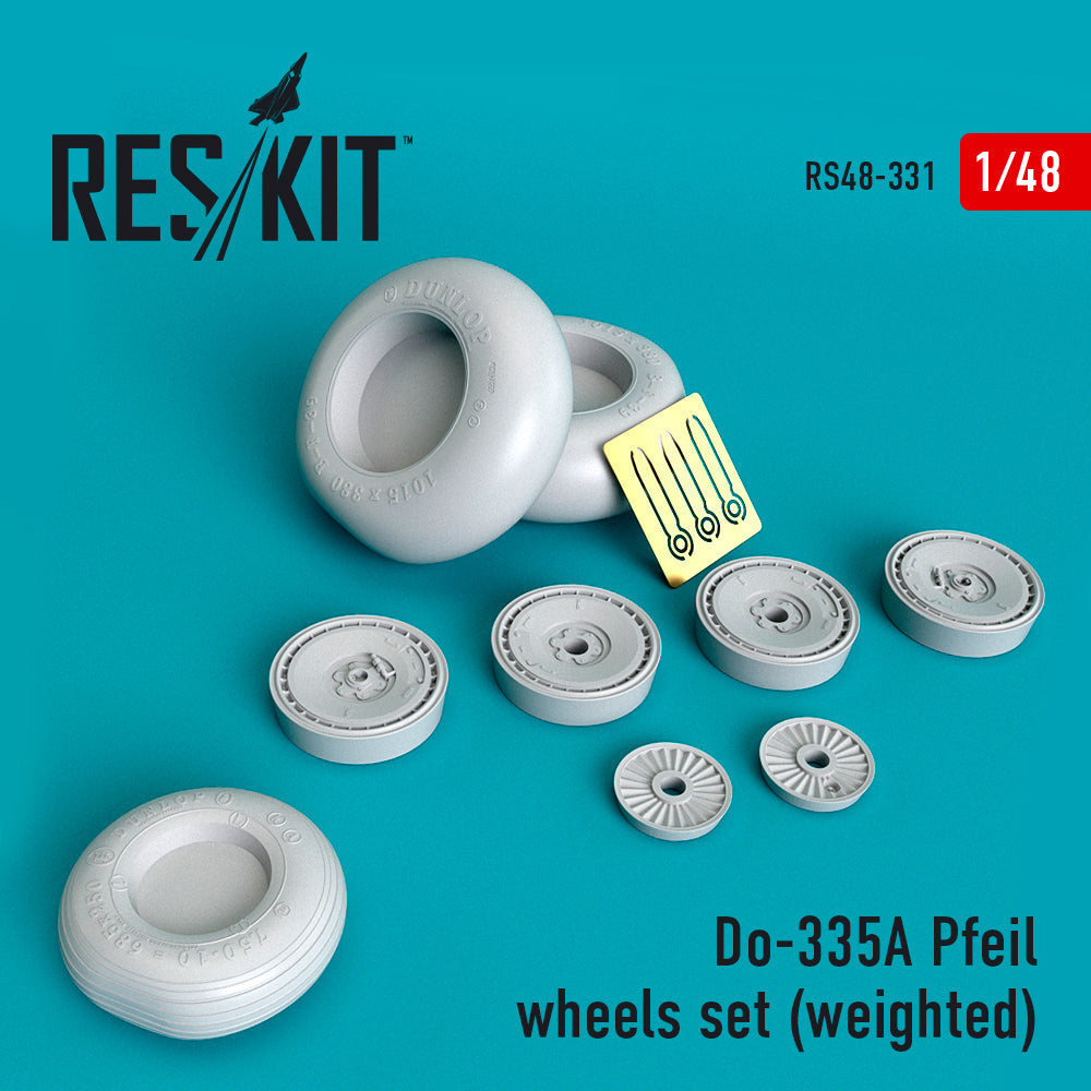 ResKit RS48-0331 1:48 Dornier Do-335A Pfeil wheels set