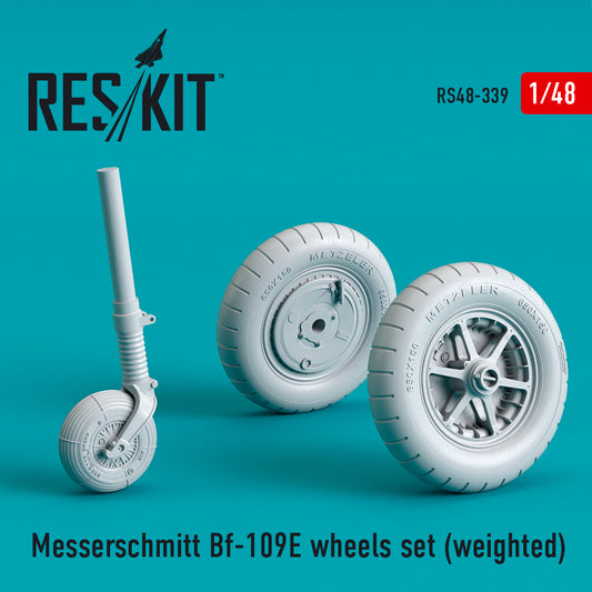 ResKit RS48-0339 1:48 Messerschmitt Bf-109E wheels set