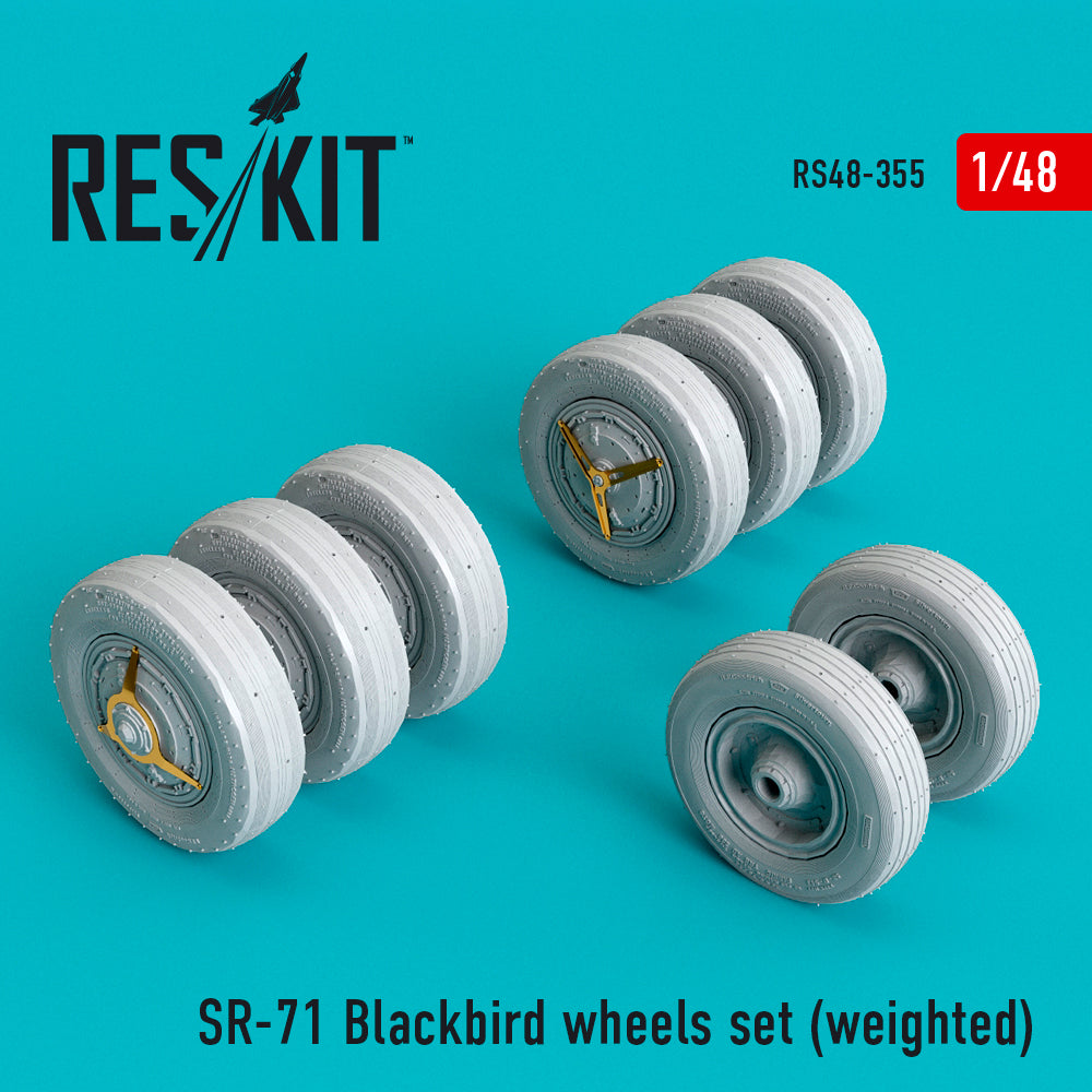 ResKit RS48-0355 1:48 Lockheed SR-71 Blackbird wheels set