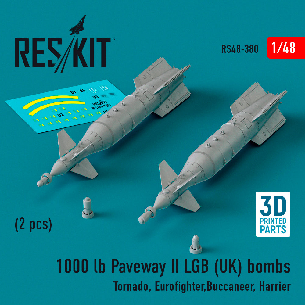 ResKit RS48-0380 1:48 1000 lb Paveway II LGB