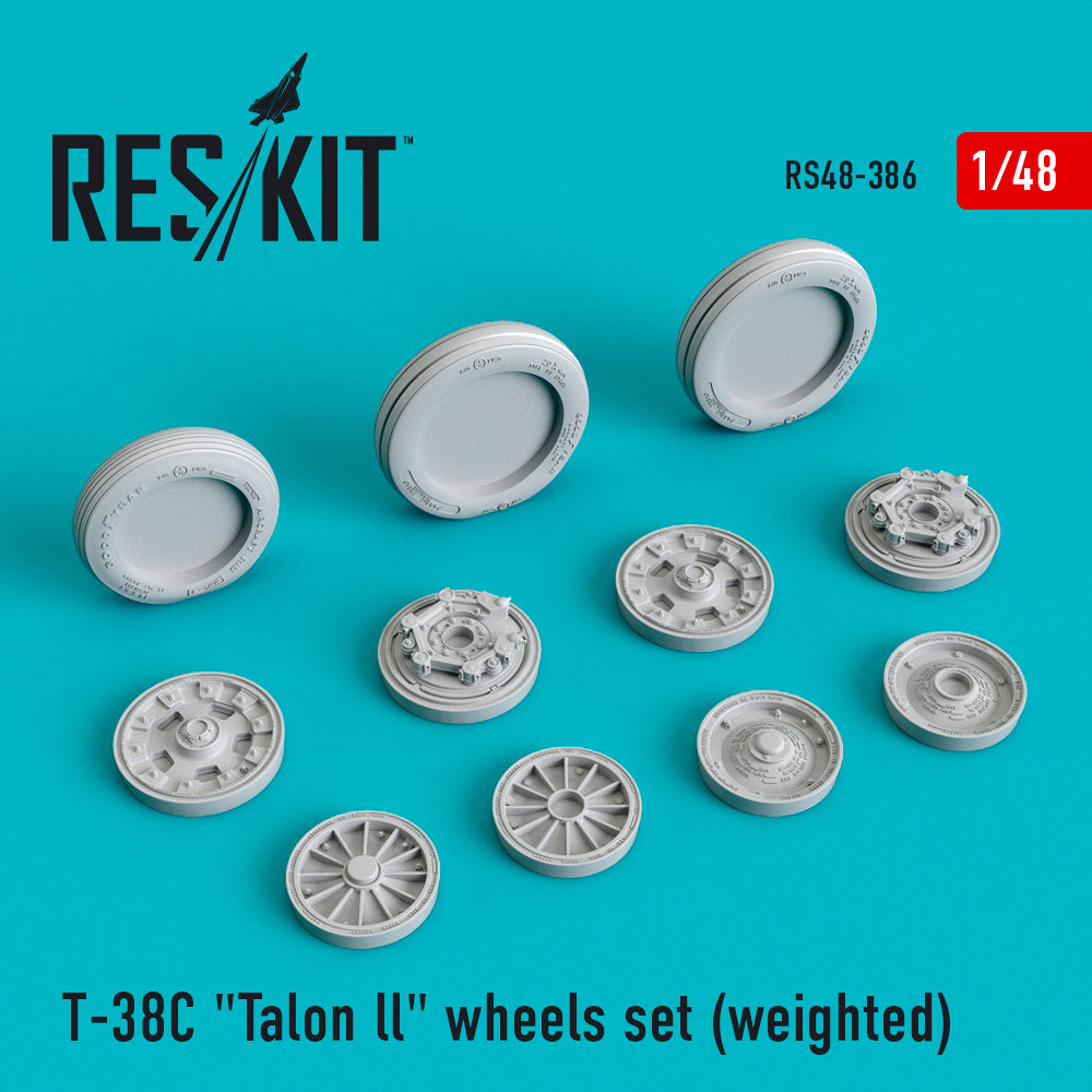 ResKit RS48-0386 1:48 Northrop T-38C Talon ll wheels set
