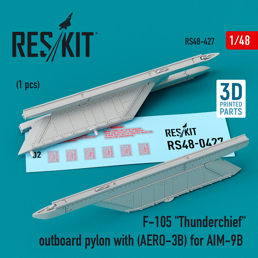 ResKit RS48-0427 1:48 Republic F-105D/F-105G Thunderchief outboard pylon