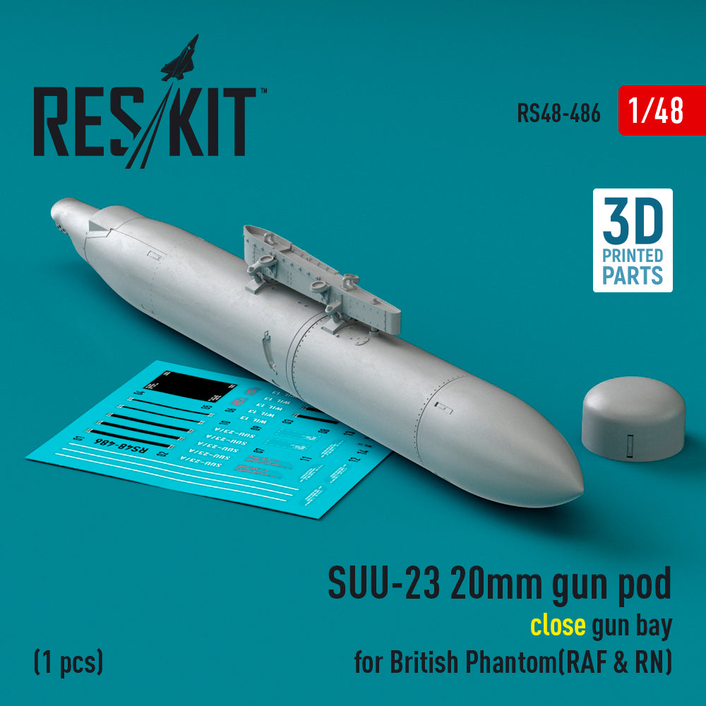 ResKit RS48-0486 1:48 SUU-23 20mm gun pod