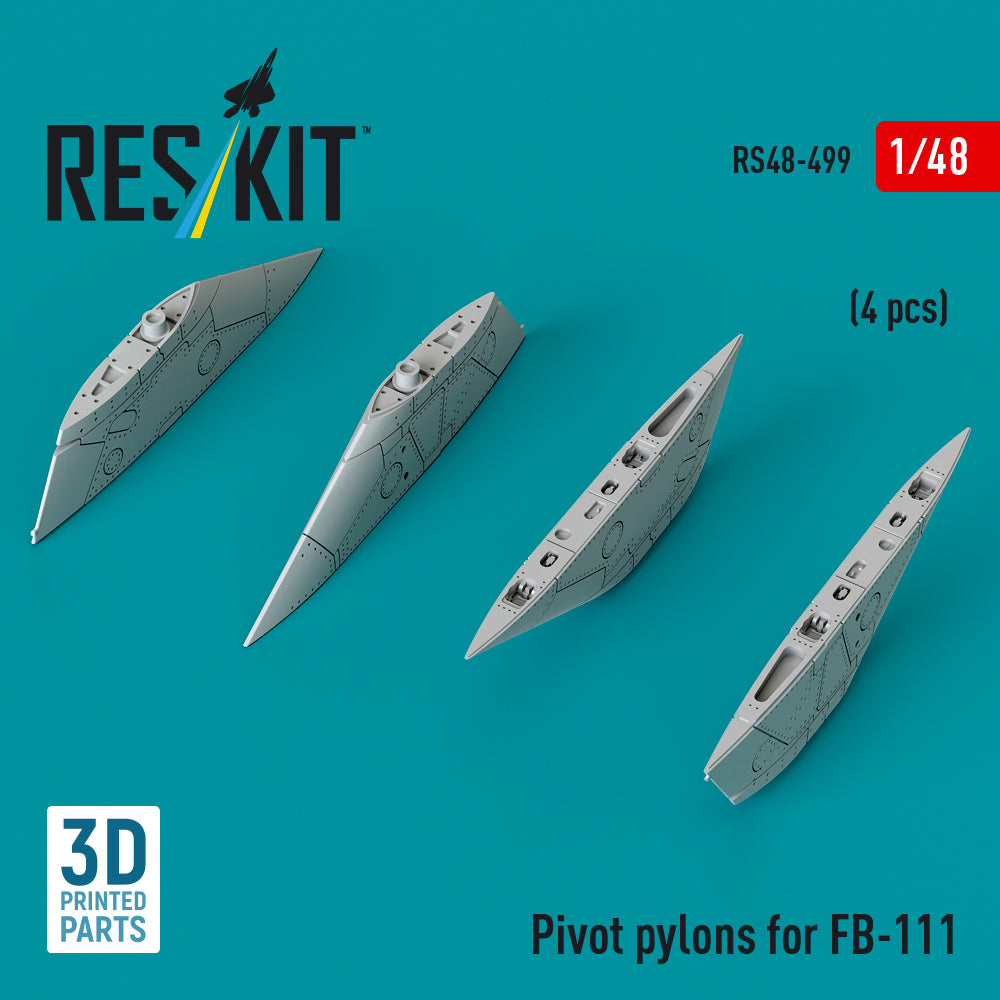 ResKit RS48-0499 1:48 Pivot pylons for General-Dynamics FB-111