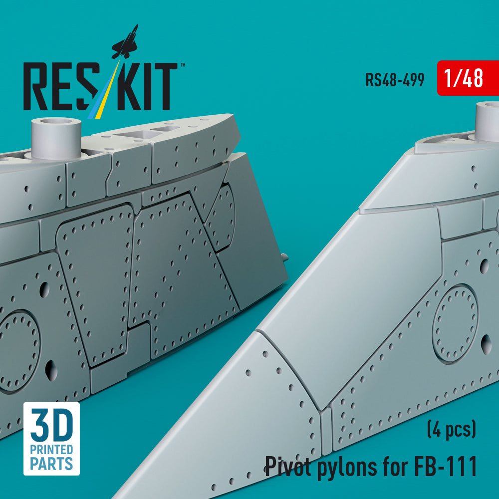 ResKit RS48-0499 1:48 Pivot pylons for General-Dynamics FB-111