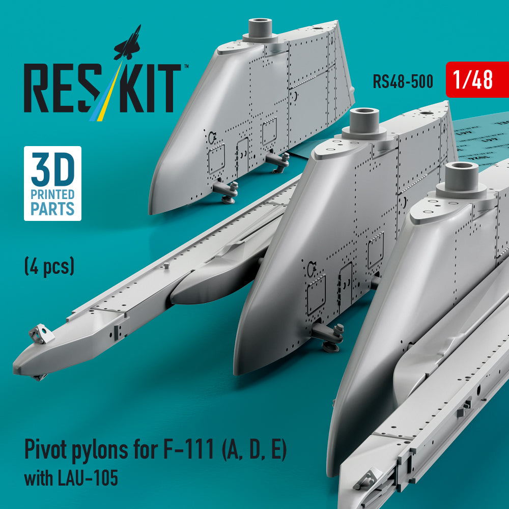 ResKit RS48-0500 1:48 Pivot pylons for General-Dynamics F-111