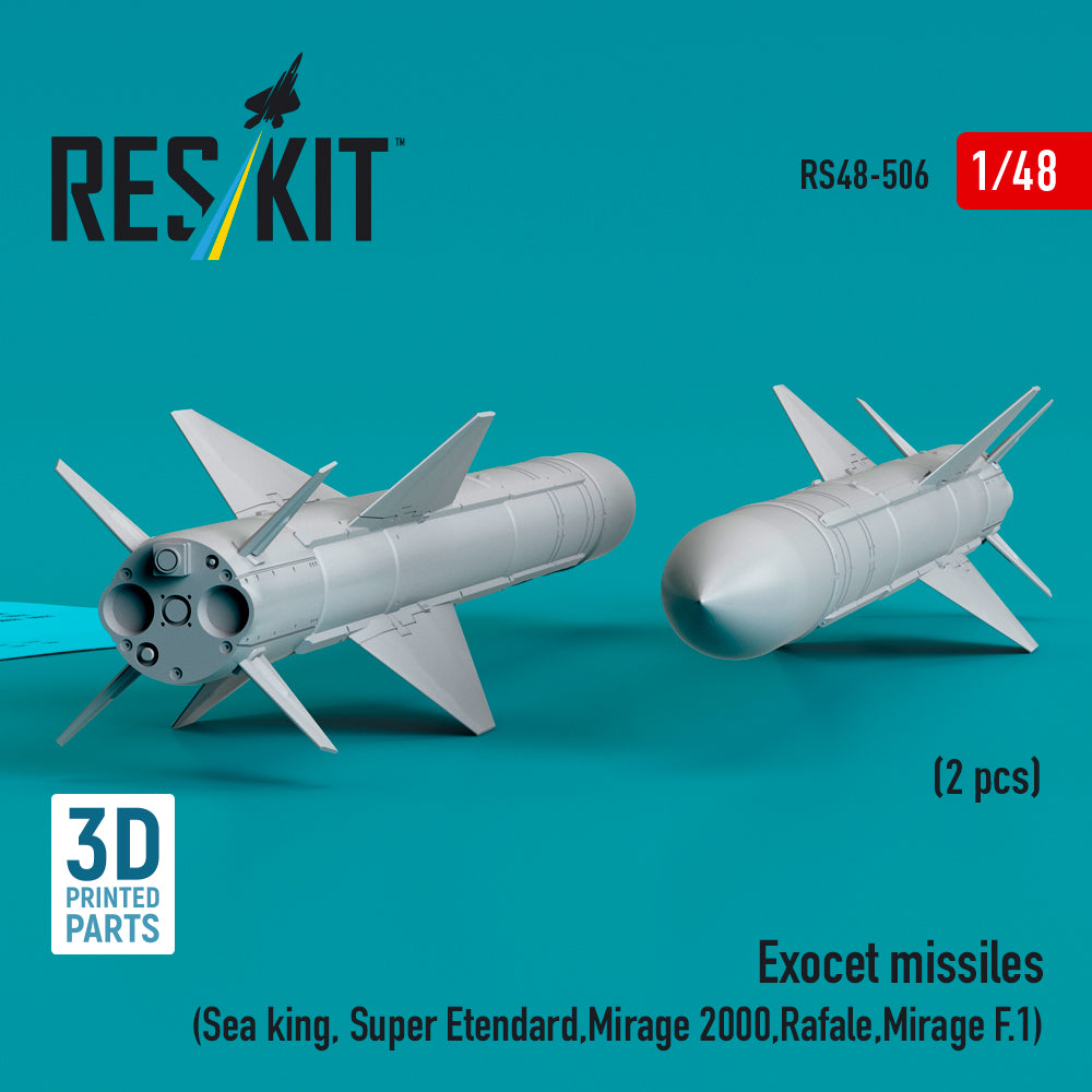 ResKit RS48-0506 1:48 Exocet missiles