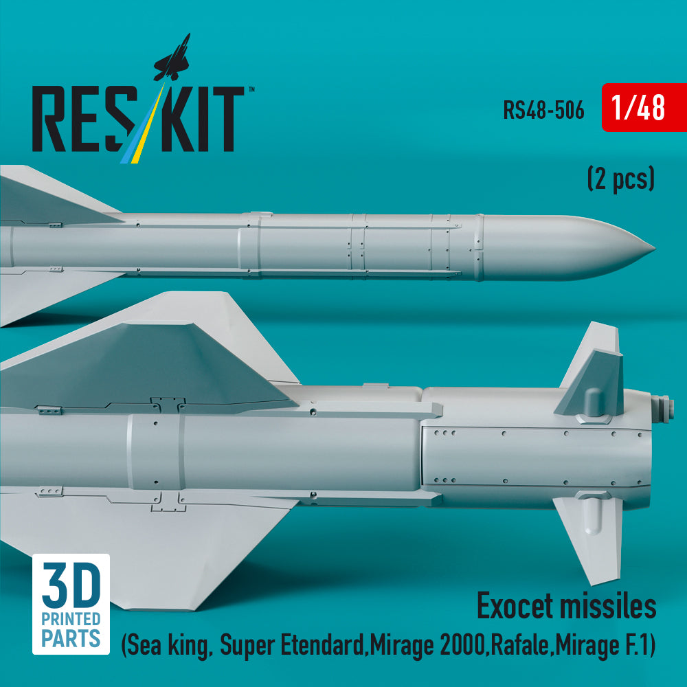 ResKit RS48-0506 1:48 Exocet missiles