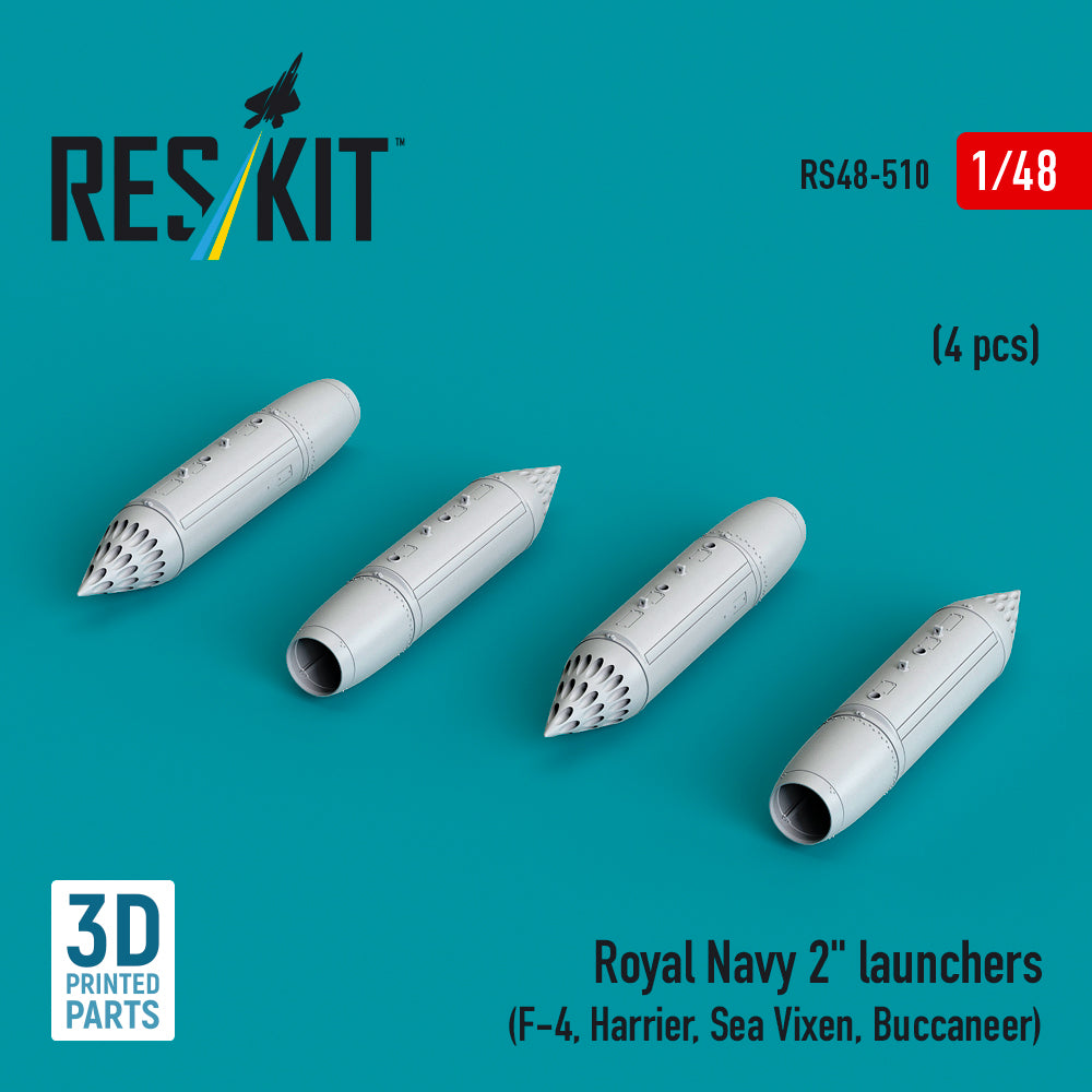 ResKit RS48-0510 1:48 Royal Navy 2 launchers