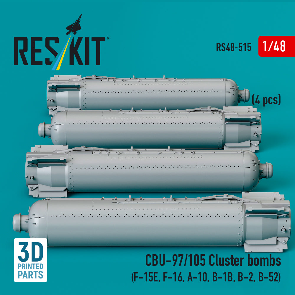 ResKit RS48-0515 1:48 CBU-97/105 cluster bombs