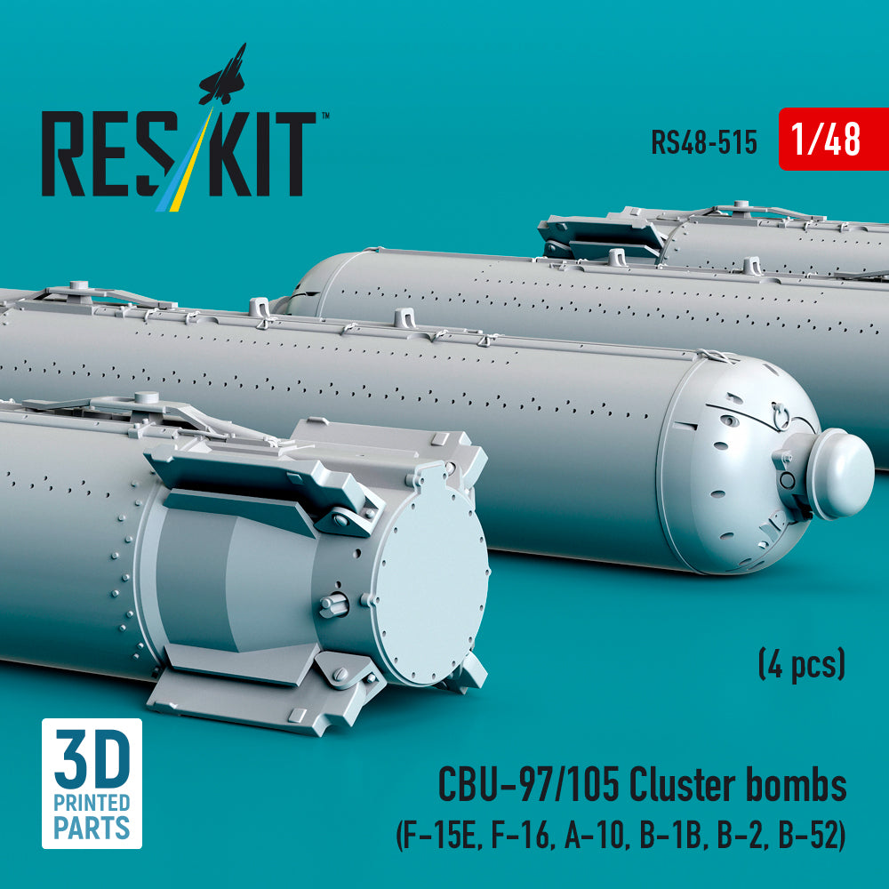 ResKit RS48-0515 1:48 CBU-97/105 cluster bombs