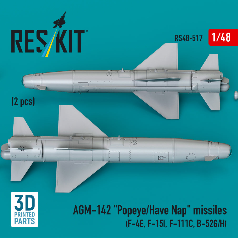 ResKit RS48-0517 1:48 AGM-142 "Popeye/Have Nap" missiles