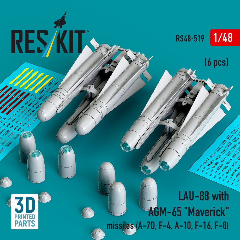 ResKit RS48-0519 1:48 LAU-88 with