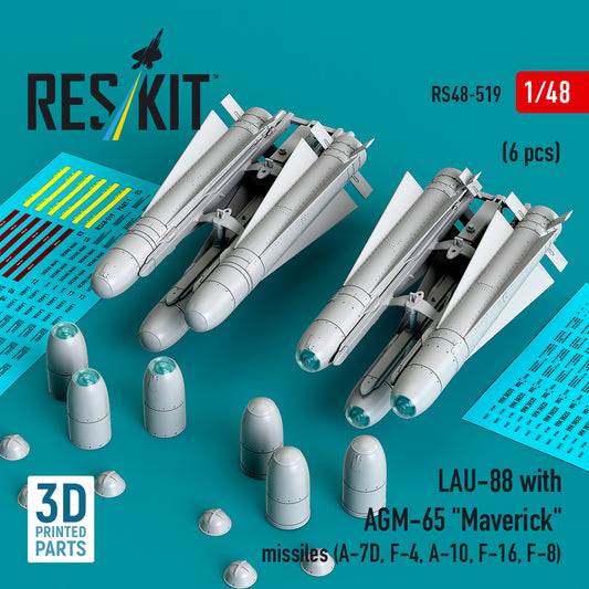 ResKit RS48-0519 1:48 LAU-88 with