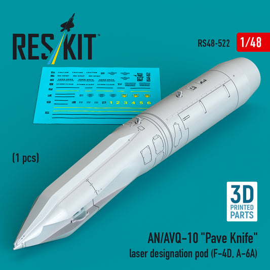 ResKit RS48-0522 1:48 AN/AVQ-10 "Pave Knife" laser designation pod
