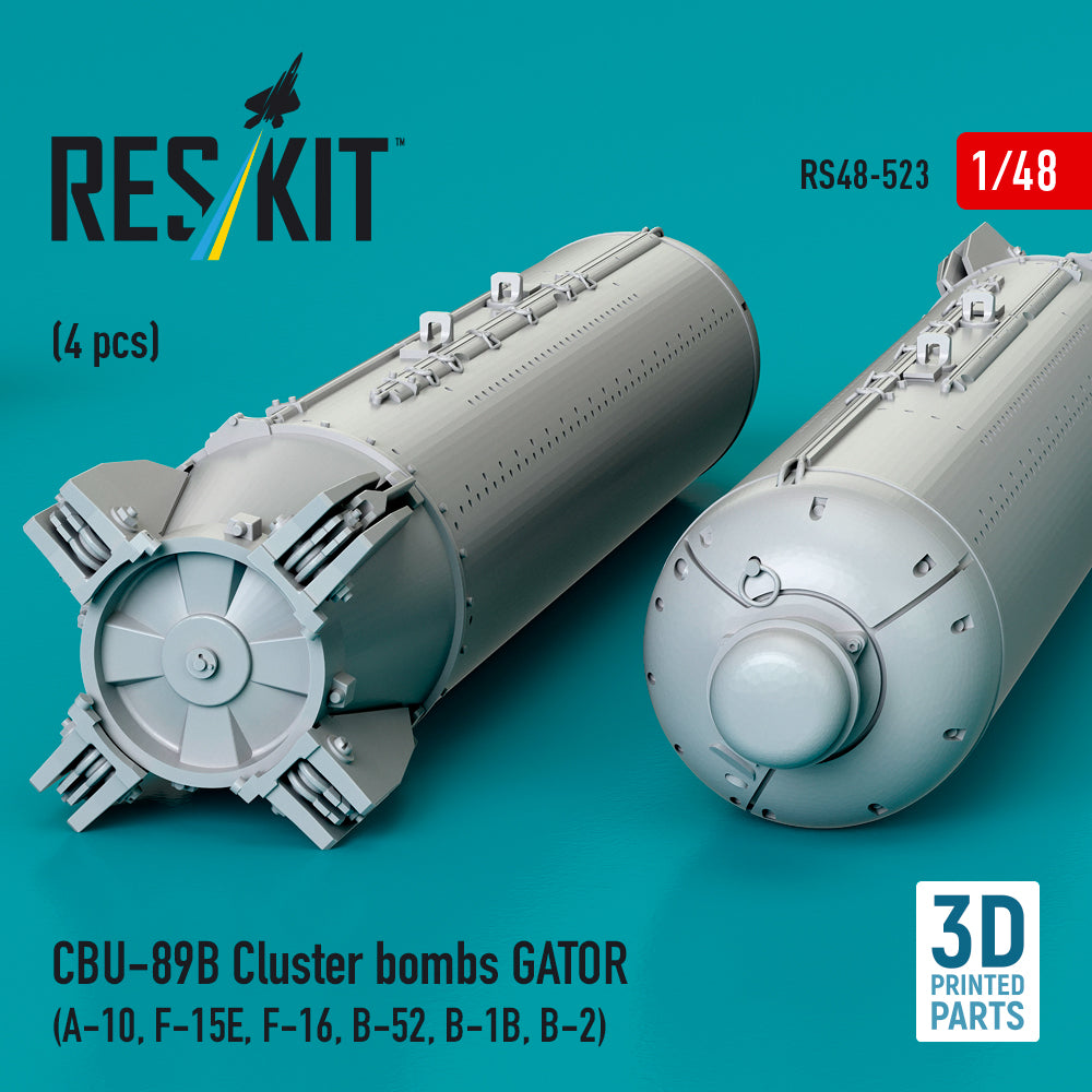 ResKit RS48-0523 1:48 CBU-89B cluster bombs GATOR