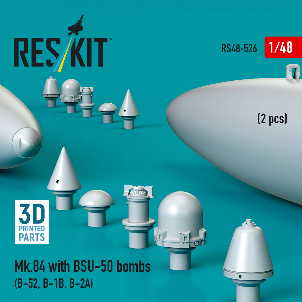 ResKit RS48-0526 1:48 Mk.84 with BSU-50 bombs