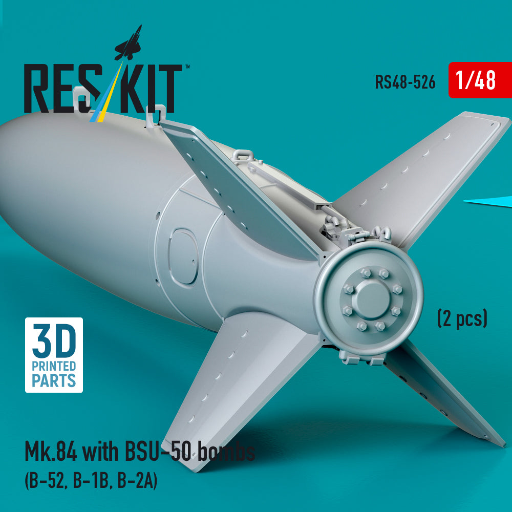 ResKit RS48-0526 1:48 Mk.84 with BSU-50 bombs